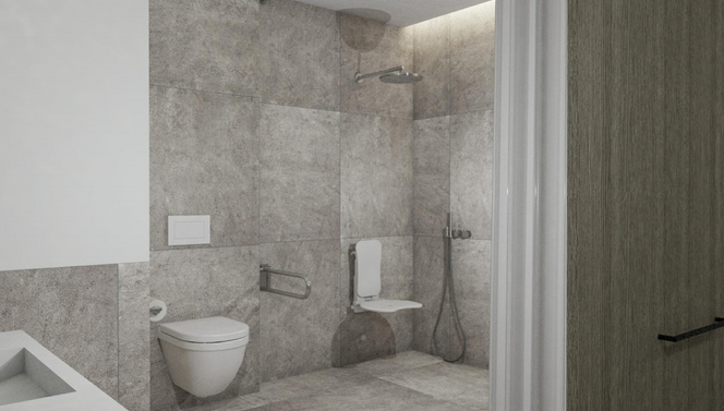 Executive handicapé salle de bain